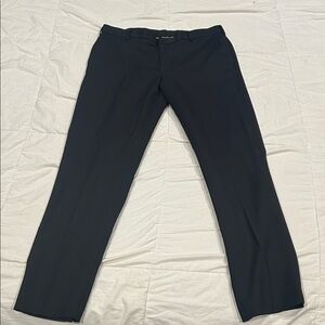 Classic Black Dress Pants- VanHeusen